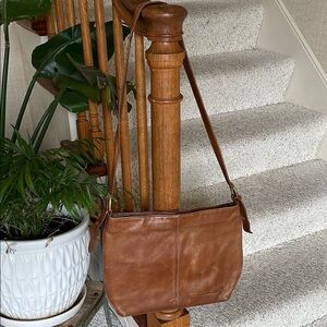 Vintage Stone Mountain Genuine Leather Shoulder Bag Purse y2k 2000s
